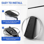 ZORBES® Vertical Stand for PS5/PS5 Slim Consoles Slim PS5 Holder Stand with Metal Ring Base Anti-slip Vertical Stand for PS5/PS5 Slim Consoles