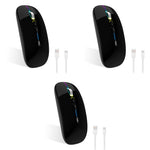 Verilux Wireless Mouse for Laptop with Dual Mode Bluetooth 5.0 and 500mAh Battery | Silent Ergonomic Design