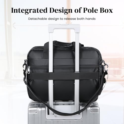 ZORBES® Laptop Bag 14'' Laptop Hand Bag Waterproof Anti-scratch Travel Briefcase Bag, Messenger Bag, Fashion Men Crossbody Shoulder Bag with Removable Shoulder Strap