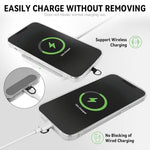 ZORBES® Phone Neck Lanyard, Fashion Nylon Woven Neck Phone Strap with Metal Insert Plates, Adjustable Sliding Cord Lock Design, Detachable Hands-Free Crossbody 60 °Swivel Phone Sling Strap, Black