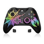 ZORBES® Gaming Controller Wireless with RGB, Controller for PC Wireless Support Android, iOS, Switch, Gamepad with 2 Programable Buttons, Dual motor force, Hall Effect Magnetic Trigger and Joystick