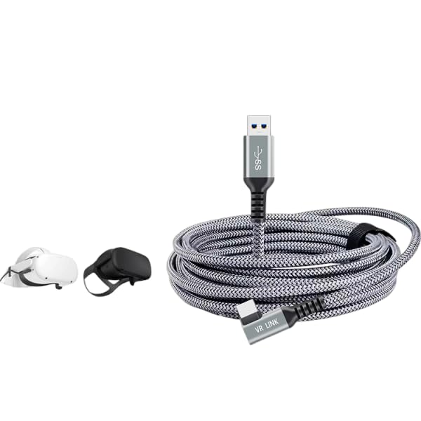 Verilux® 16FT/5M Link Cable for PCVR, USB to USB C 3.2 gen1 Cable for VR Headset