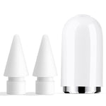 ZORBES® 2Pack Replacement Nib for Apple Pencil 1st Gen with Magnetic Cap, Pen Nibs for iPad Pro Pencil (Pencil Not Included, 1 Cap 2 Nibs)