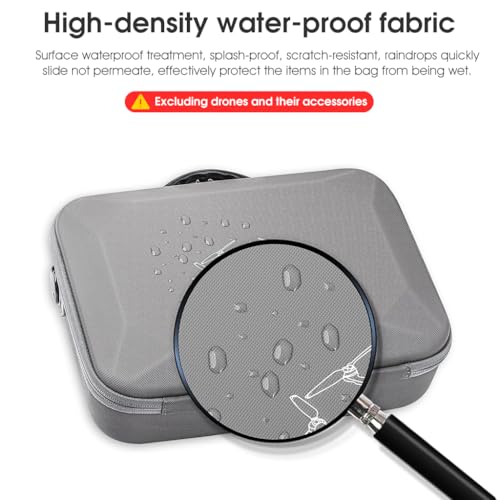 ZORBES® Estuche de transporte para DJI Mini 4 Pro con correa para el hombro y asa Bolsa de accesorios Estuche de almacenamiento para DJI Mini 4 Pro Estuche de viaje para DJI Mini 4 Pro y controlador