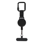 ZORBES® 23.6in Telescopic Phone Holder with Metal Carabiner & Swivel Tether Tab, Steel Wire Extendable Cell Phone Mount Multipurpose Badge Holder ID Card Holder for Backpack, Keyring, Outdoor Use