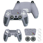 ZORBES® Game Controller Silicone Cover for PS5 Game Controller 30th Anniversary Customized Protective Cover for Controller, with 2 Thumb Grip Caps & Touchpad Sticker