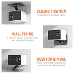 ZORBES® Desktop Projector Holder Stand Adjustable Wall Mount Bracket Carbon Steel Metal Universal Desk for Projectors 3 PCS