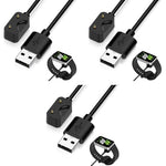 ZORBES® USB Charger for Samsung Galaxy Fit 3 1.6 inch Display Replacement 3.3ft Dual Pin Magnetic Charging Cable for Fit3 3PCS