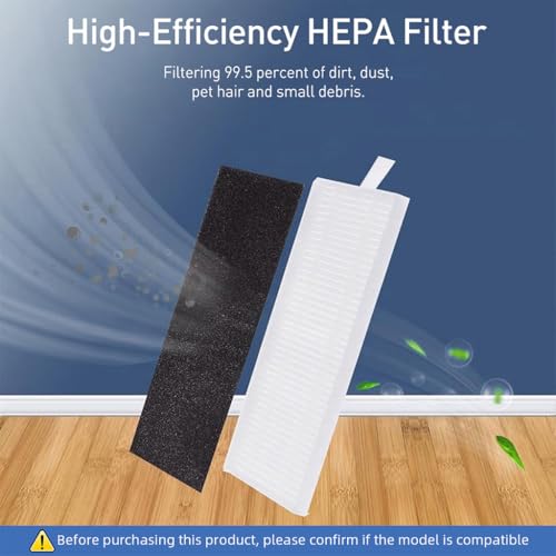 Verilux® 13Pcs Replacement Parts for Ecovacs Deebot Y1 Pro Robot Vacuum Cleaner, Replenishment Kit Replacement Accessories with 4 Mops, 4 Side Brushes, 4 Filters & 1 Cleaning Brush