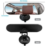 ZORBES® 22x6.5cm Car Center Mirror with Suction Cup