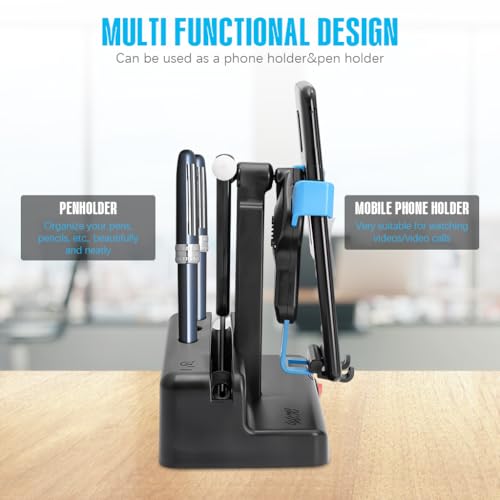 ZORBES® Phone Shaker for Steps Compatible with Stepper Shaker for 6.5'' Phones, Phone Swing Device with Switch, Silent Electric Step Simulator, USB Plug and Go