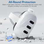 ZORBES® Protective Case for Meta Quest 3, Shell Cover for Oculus, VR Accessories, Lens Tempered Film, Joystick Caps, No Meta Quest 3 2PCS
