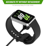 ZORBES® USB Charger for Samsung Galaxy Fit 3 (1.6'' Display) Replacement 3.3ft USB Charging Cable Dual Pin Mag-netic Charging Cable for Samsung Galaxy Fit3