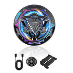 ZORBES® Phone Cooler Gaming Fan, Phone Cooler for Gaming with 3 Level Modes, RGB LED Gaming Mobile Cooler Fan with Clips, Phone Radiator USB Heat Dissipator for iPhone Android Smartphone and for iPad