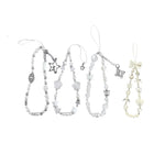 ZORBES® 4Pcs Cell Phone Charms for Girls of Pearl Butterfly Bow Star, Cute Charmes Fashion Mobile Charms for Women Phone Accessories for Girls, Phone Chain Aesthetic Charms Phone & Bag Decoration