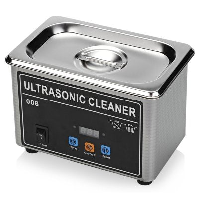 Verilux Ultrasonic Cleaner for Jewelry and Metal Parts with 0.8L Tank & Digital Timer | SUS304 Stainless Steel
