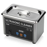Verilux Ultrasonic Cleaner for Jewelry and Metal Parts with 0.8L Tank & Digital Timer | SUS304 Stainless Steel