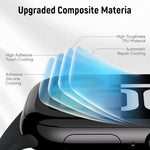 ZORBES® 2 Pack Screen Protector Soft Film for Watch S10 (46mm) Assisted Mounting Kit, HD Clear, 9H Hardness, Scratch Resistant, HD Clear, Scratch Resistant