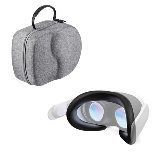 ZORBES® Hard Carrying Case for Meta Quest 3/3S/Meta Quest 2/Meta Quest Pro/Pico 4/Pico 4 Pro