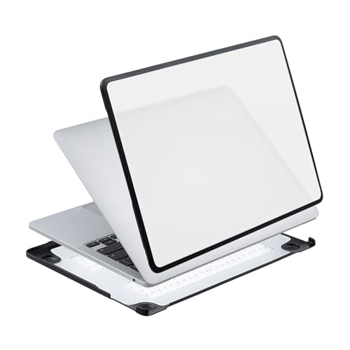 ZORBES® Cover for MacBook Air inch M4 A3240 M3 A3113 M2 A2681 TPU Edge Hard Shell Case 2025 2024 2022 Released Compatible with Apple MacBook Air