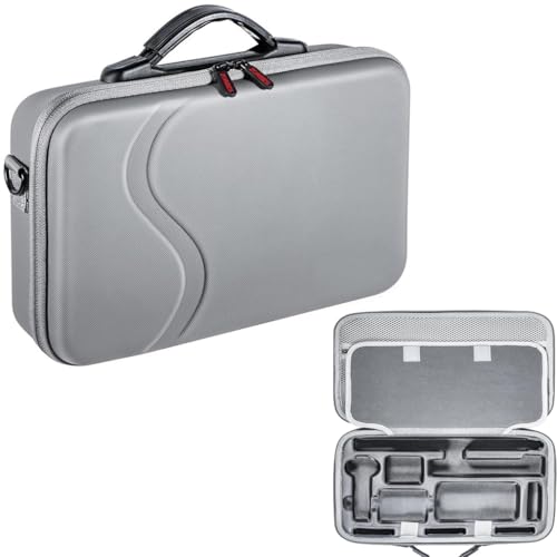 ZORBES® Carrying Case for Insta360 X4 Camera, PU Hard Shell Bag with Detachable Shoulder Strap Handle Anti-Scratch Lycra Liner Design Travel Carry