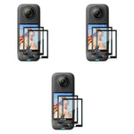 ZORBES® 6PCS Screen Protector for Insta360 X5 Tempered Glass LCD Display Film Protective Cover Ultra HD 9H Hardness Scratch Resistant