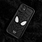 ZORBES® Compatible with Phone 15 Case Cartoon Soft Silicone Anti-Scratch Bumper Enhanced Camera Lens Stylish for iPhone 15 2 PCS Black