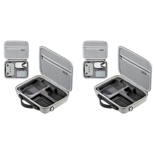 ZORBES® Carrying Case for DJI Mini 2 Mini 4K Portable Compact Storage Bag Hard with Strap Travel Compatible SE Fly More Combo Accessories Only 2 PCS