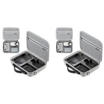 ZORBES® Carrying Case for DJI Mini 2 Mini 4K Portable Compact Storage Bag Hard with Strap Travel Compatible SE Fly More Combo Accessories Only 2 PCS