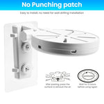 ZORBES® Security Camera Wall Mount Adjustable Stand with Cable Storage No Drill Bracket Dome L-Shaped for CCTV Baby Monitor IP Webcam Indoor Outdoor 2PCS