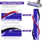 Verilux® Replenishment Kit, Soft Roller Brush Replacement Parts for Dyson V8, Replacement Accessories Kit Fluffy Head Anti-Static Soft Roller Cleaner Brush Head for Cleaning Hard Floors