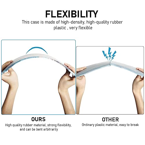 Verilux® Digital Print Laptop Cover for MacBook Air 13.3 Inch M1 A2337 A2179 A1932 Hard Shell Case Compatible with 2020 2019 2018 Release Flexible Plastic Protective 2 PCS