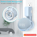 ZORBES® Wall Mount for Alexa Echo Dot, Outlet Hanger Stand for 5th & 4th Gen Holder with Cable Management, Wall Mount Accessories Holder Only 3 PCS