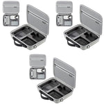 ZORBES® Carrying Case for DJI Mini 2 4K Portable Compact Storage Bag Hard Case with Strap Travel Compatible with MINI 4K 2 SE Fly More Combo Accessories Only 3 PCS