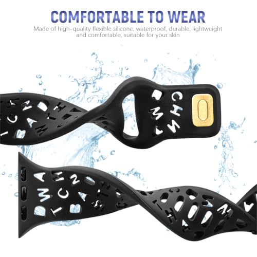 ZORBES® 2 PCS Watch Band Compatible with Apple Watch Ultra 2/Ultra Band 42/44/45/49/46mm, Soft Silicone Replacement Bands for iWatch Series 9 8 7 6 5 4 3 2 1 SE (Watch Not Included)