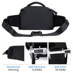 ZORBES® 3 in 1 Waist Camera Case DSLR SLR Bag Sling Shoulder Camera Bag Water Resistant Pack for Camera Carrying Case for Photographer Hiking Shooting Traveling Men Women