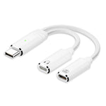 ZORBES® AuviPal 2-in-1 USB C to Audio Adapter with 100W Charging Port,