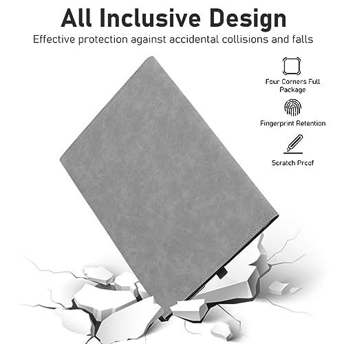 ZORBES® Laptop Case for Surface Pro 9 10 11 13 inch Anti-Scratch Protective Solid Color TPU with Pen Holder Not Include Keyboard Stylus Grey 2 PCS