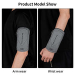 ZORBES® Armband for Mobile Phone Running, Waterproof Reflective Phone Holder for Running for iPhone 14, 13, 12, Large Capacity Arm Band with Card Holder, Adjustable Non-Slip Arm Strap 2 PCS