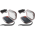 ZORBES® Hard Drive Storage Bag for SanDisk 500GB 250GB 1TB 2TB 4TB Portable SSD SDSSDE61 SDSSDE60 Black 2 PCS