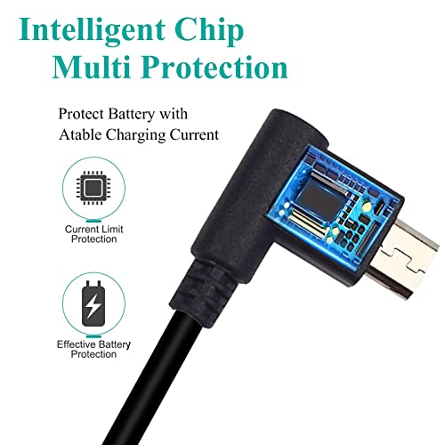 ZORBES® 1.5m USB Cable for Wacom Tablet Compatible with Intuos CTL480 CTL490 CTL690 CTH480 CTH490 CTH680 CTH690 Bamboo CTL470 CTL471 CTL472 CTL671 CTL672 CTL680 Black 2PCS