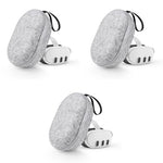 ZORBES® Carry Bag for Oculus Quest 3 Anti-Scratch Travel Case for Accessories Handle with Handstrap VR Gaming Headset 3 PCS