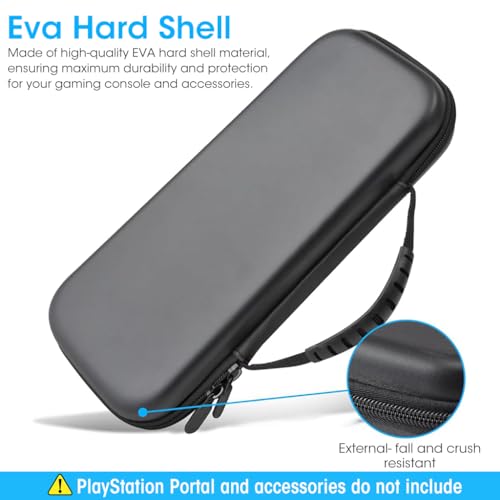 ZORBES® Carrying Case for Sony PlayStation Portal Handheld Gaming Console, Portable Hard Shell Case for PlayStation Portal Remote Player