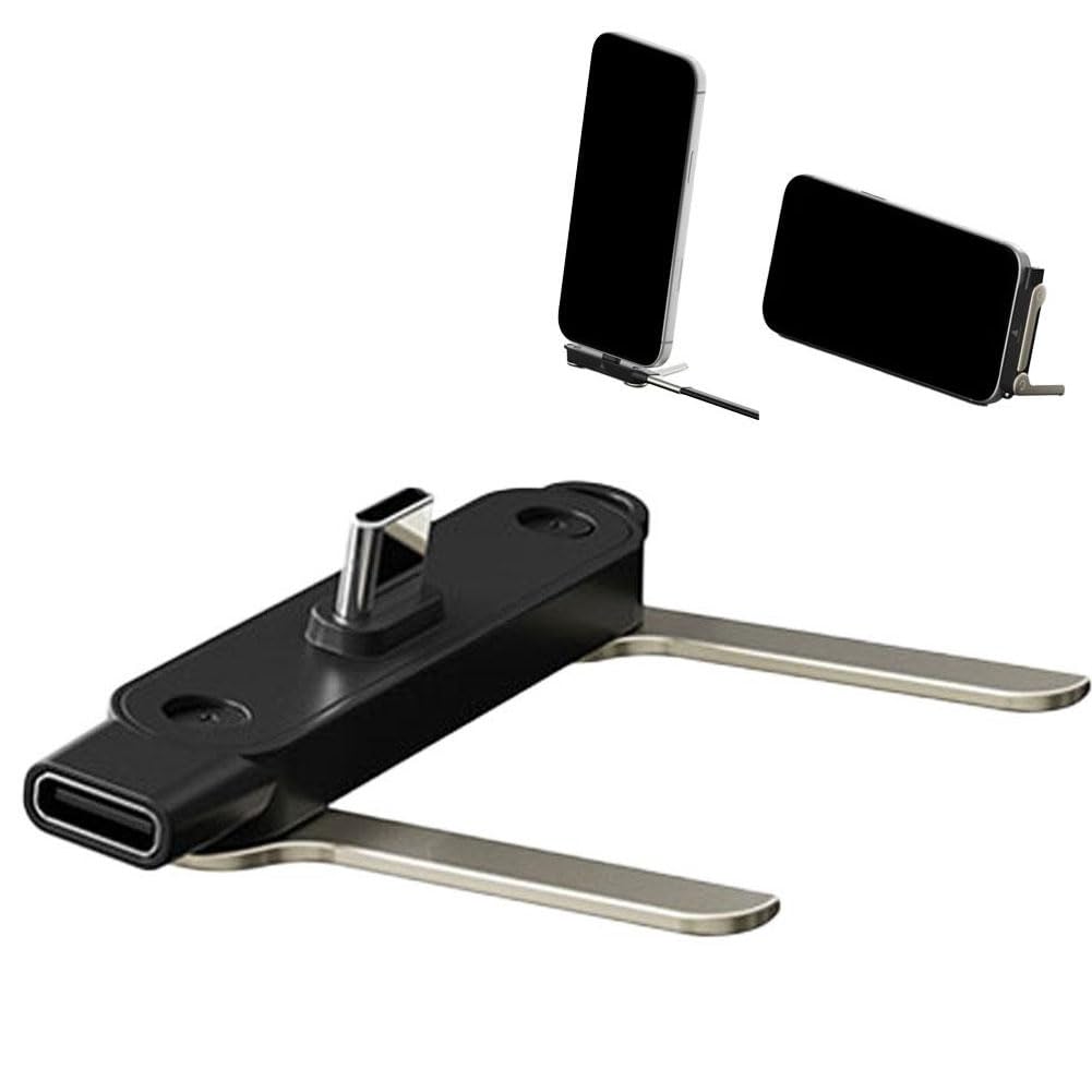 Verilux® 240W Super Fast Charging Cable Adapter with 360° Invisible Stand