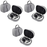 Verilux® Hard Carrying Case for Meta Quest 3/3S/2/Pro/Pico 4/4 Pro VR Headset Accessories Virtual Reality Safe Portable Protection Compatible with Original Official Elite Head Strap 3 PCS