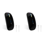 Verilux Wireless Mouse with Dual Mode Bluetooth 5.0 and 2.4G 1600DPI | Ergonomic Silent Design