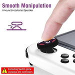 ZORBES® 12PCS Silicone Joycon Thumb Grip Caps Creative Ball Design Joy-Con Thumb Grip Cap Suitable Controllers of Switch OLED Lite