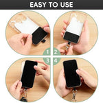 ZORBES® Fashion Phone Strap with Small PU Cash Bag Removable Shoulder Strap with Insert Sheet Anti-lost Universal Adjustable Polyester for Travel Daily 2 PCS