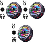 ZORBES® Phone Cooler for Gaming Magnetic Mobile with 3 Level Modes LCD Display RGB Light Semiconductor Technology Clips for iOS Android Phones IPAD 3PCS