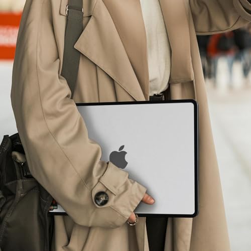 ZORBES® Cover for MacBook Air 13.6 inch M4 A3240 M3 A3113 M2 A2681 TPU Edge Hard Shell Case 2025 2024 2022 Released Compatible with Apple MacBook Air 13 inch Matte Laptop Case Cover